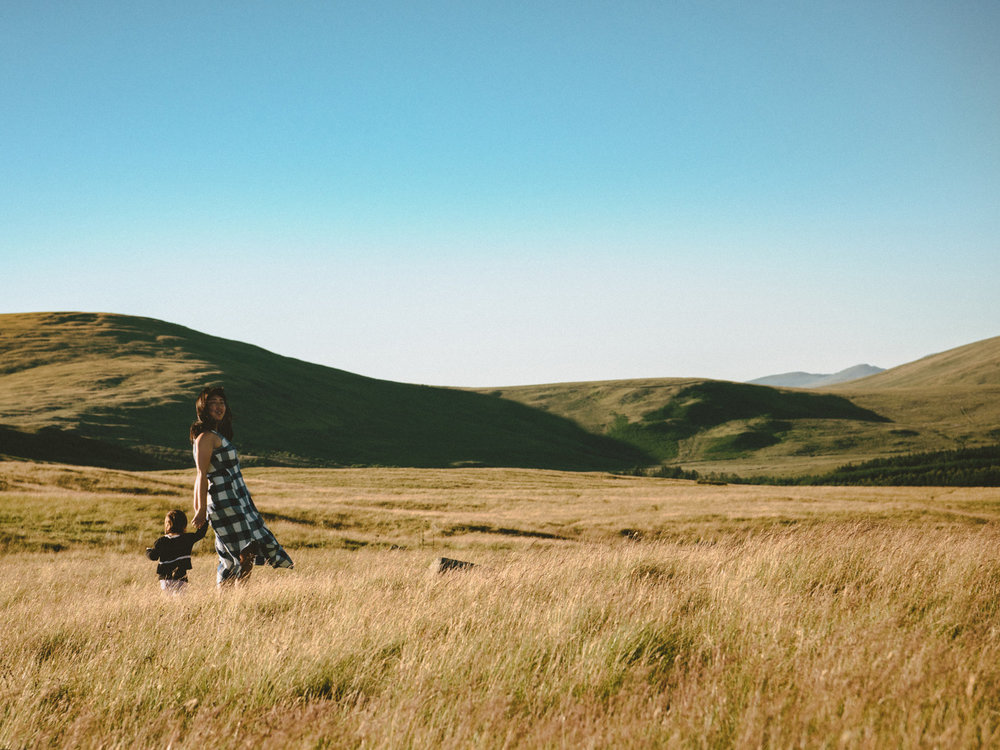 Exploring the breathtaking landscapes of the Lake District hills.