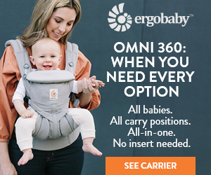 The ergobaby omni 360 forward facing baby carrier