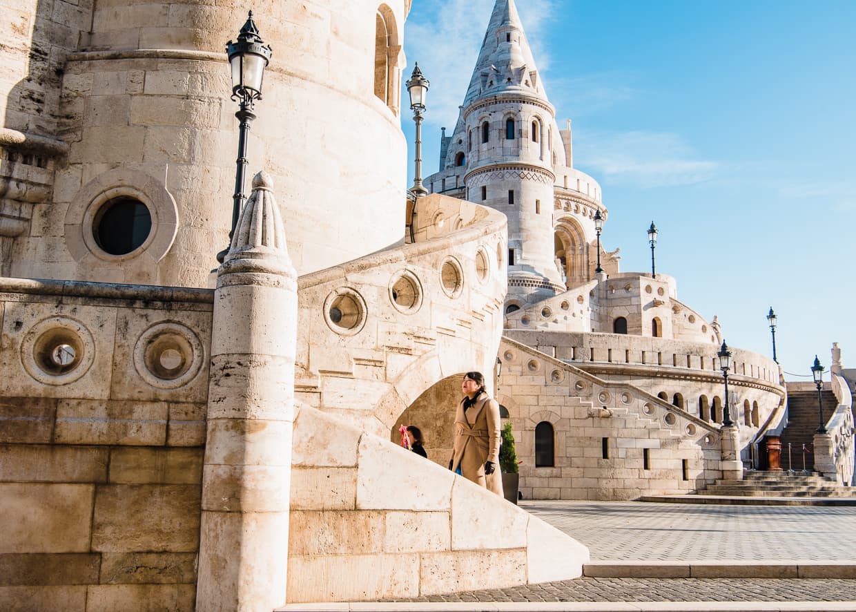 The Fisherman's Bastion in Budapest, Hungary.