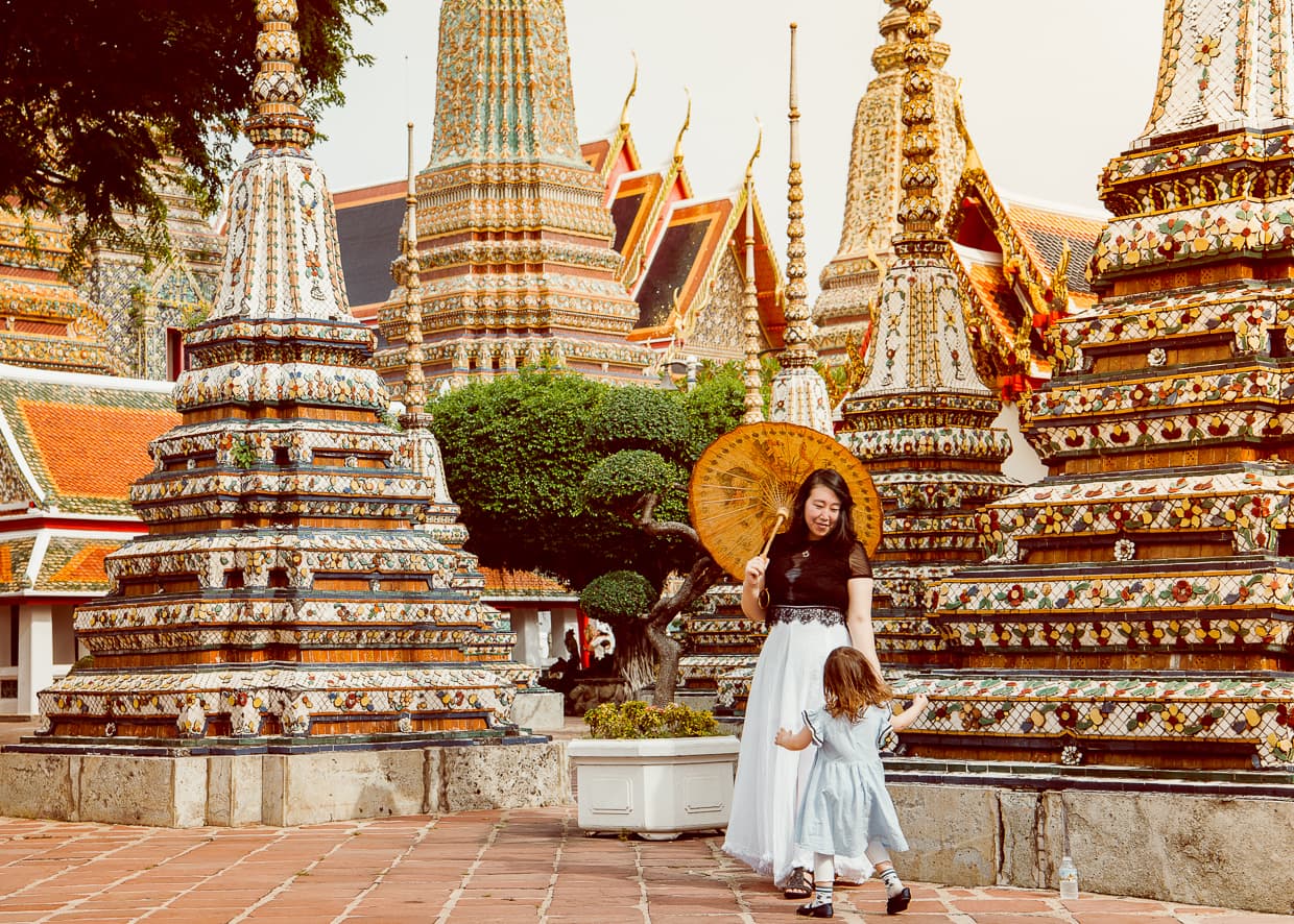 Visiting Wat Pho in Bangkok Thailand