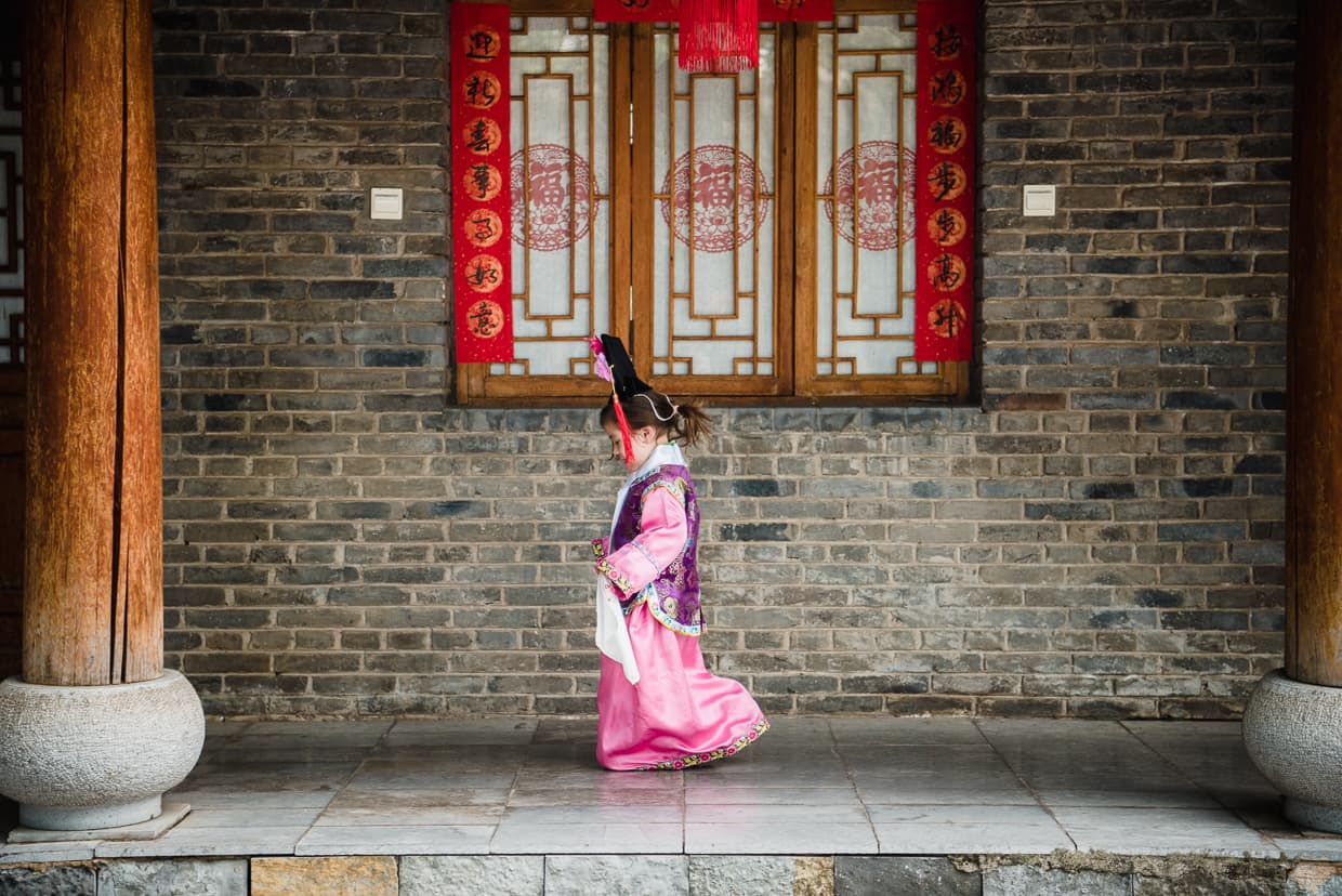 Dress up at the Yunnan Ethnic Village.