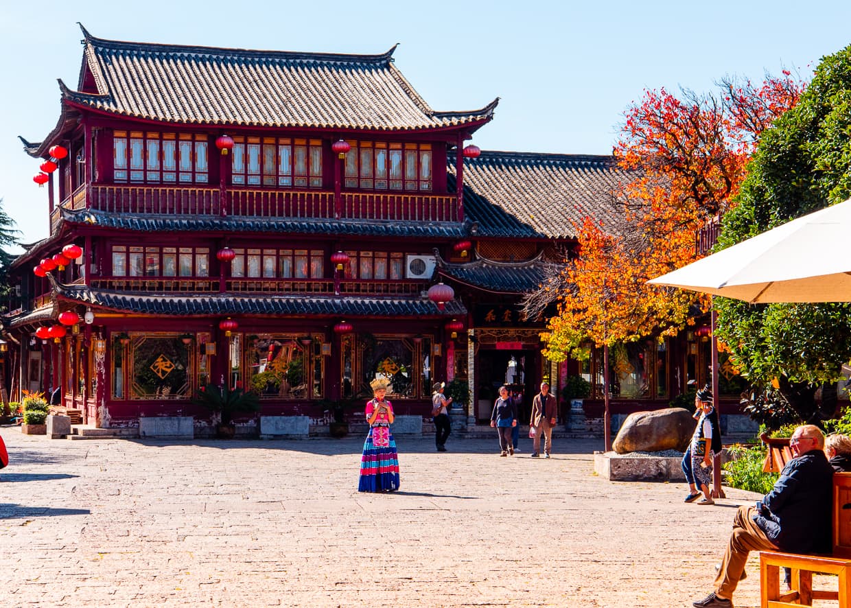 The southeast of the Lijiang, Old Town. Yunnan, China.
