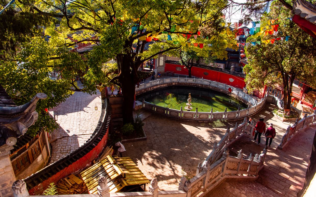 The White Horse Dragon Pond. Lijiang, China.