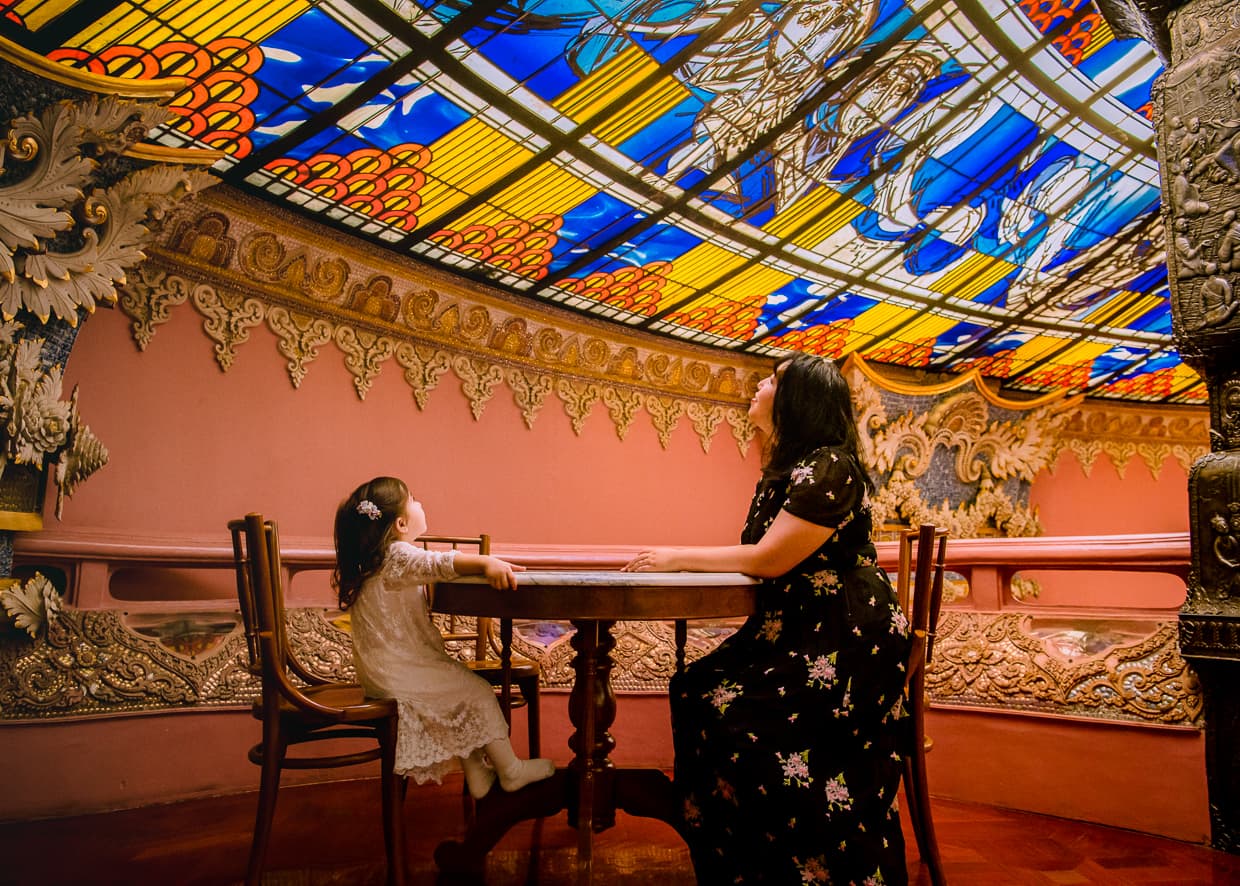 Sitting under the roof of the world in Bangkok, Thailand.