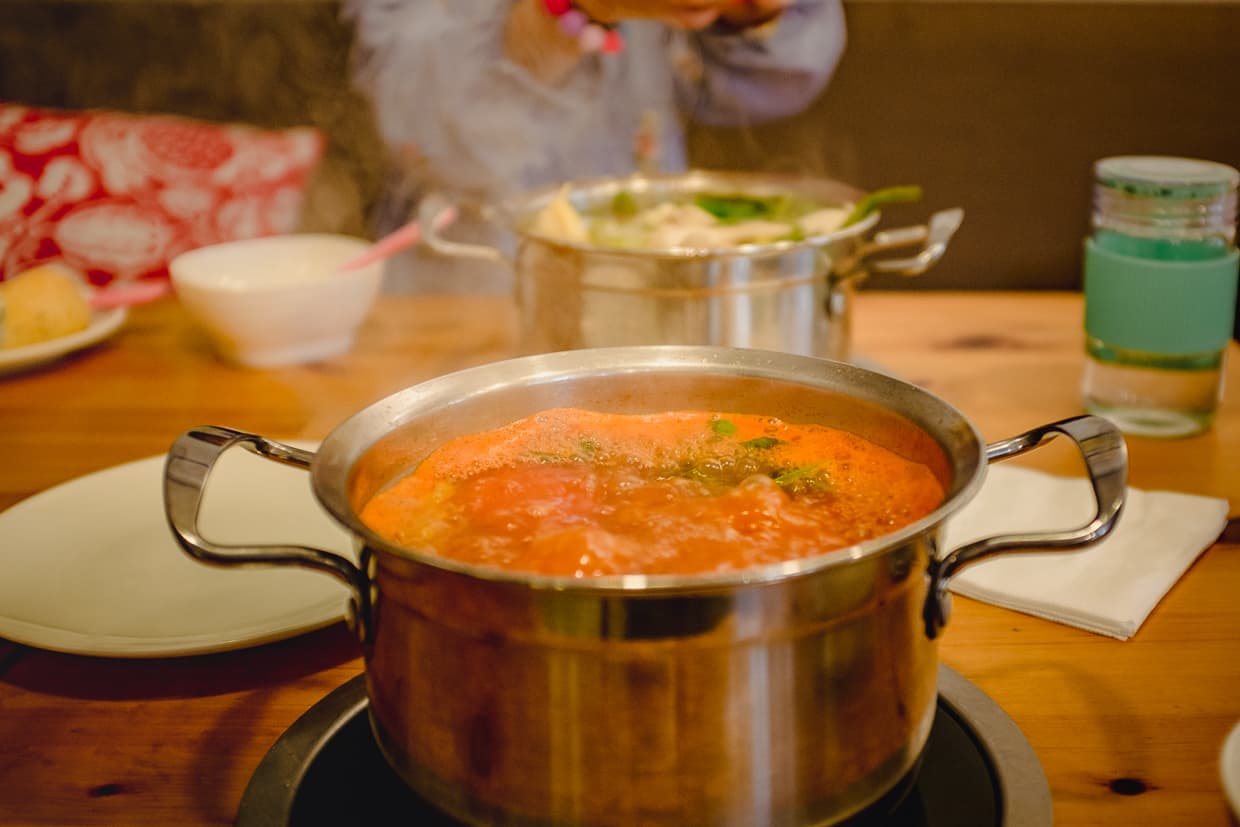 A hot pot restaurant in Dali, China.