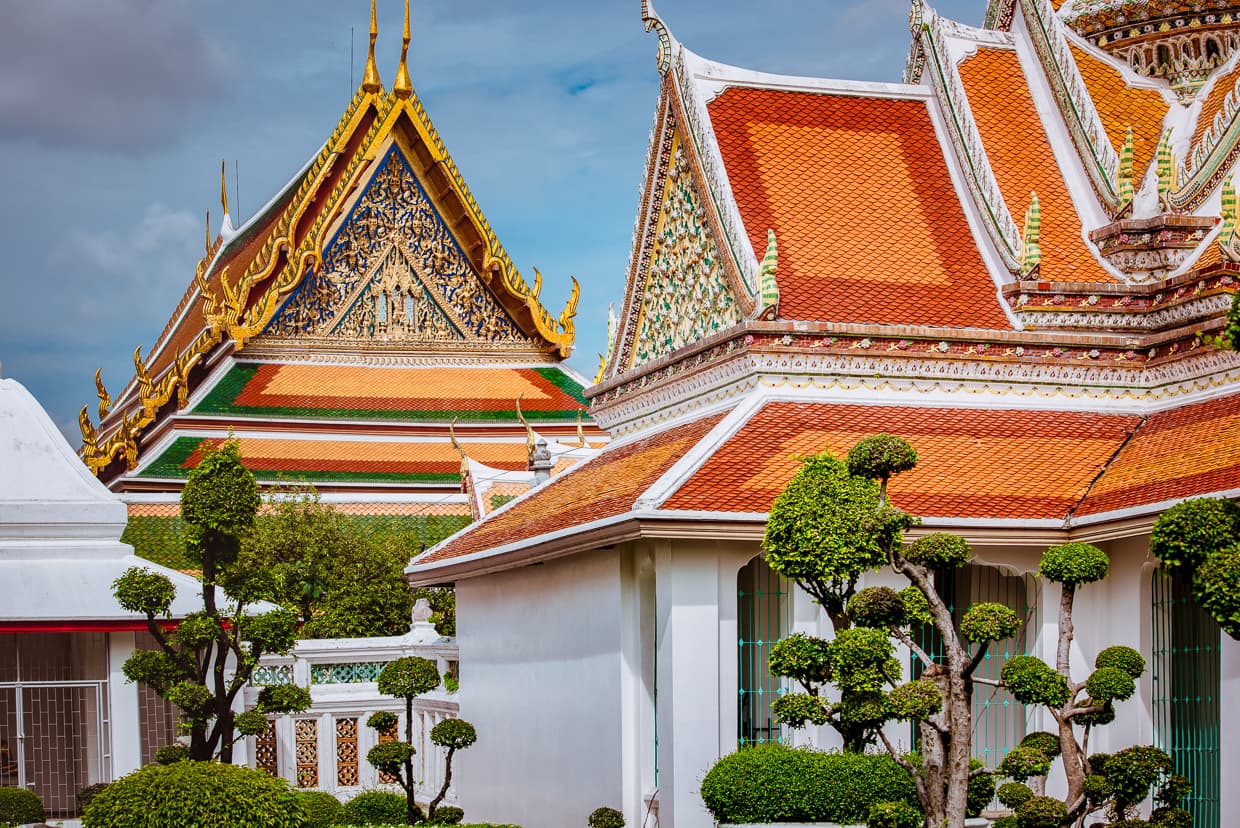 Wat Arun is an active temple.