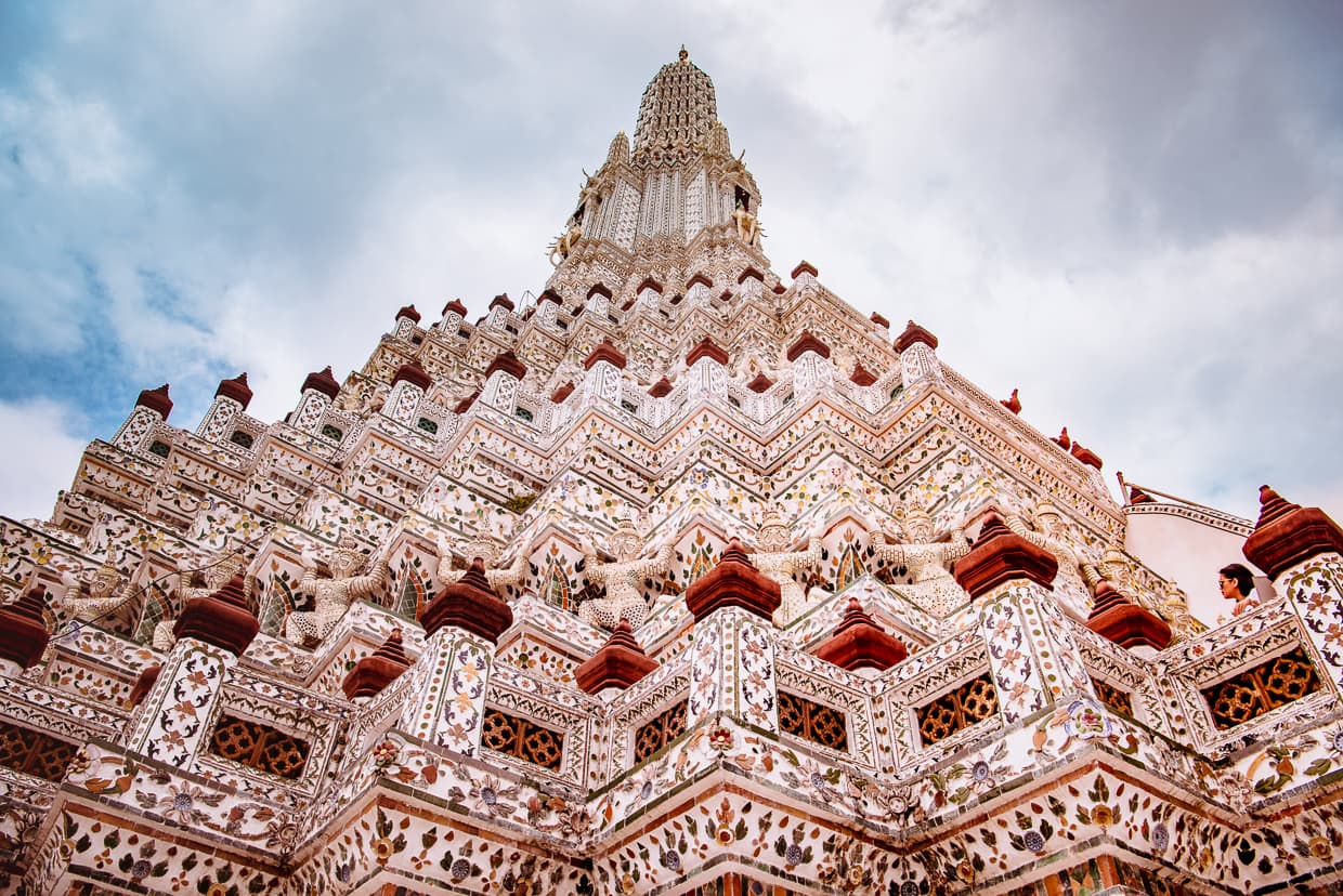 The main pyramid of Wat Arun.