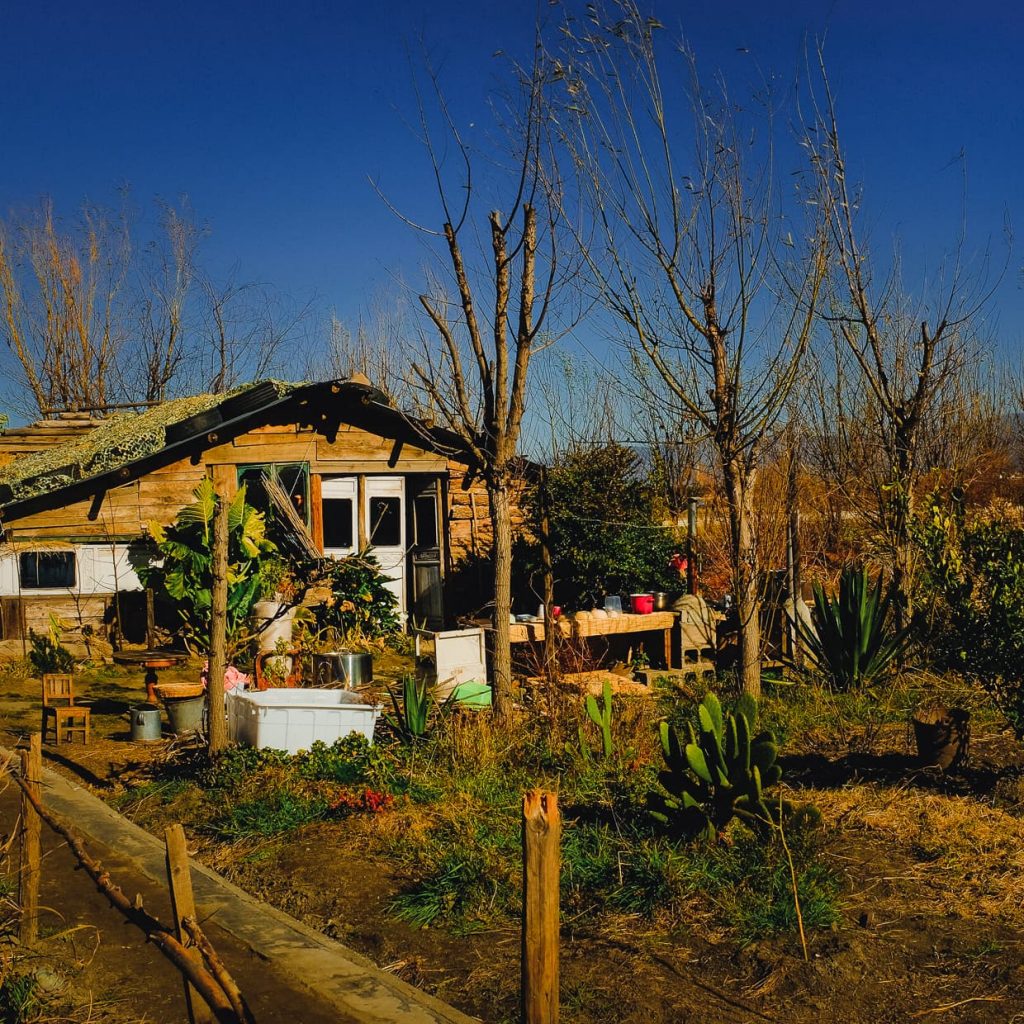 Li Li's farm house on Christmas Morning in Dali, China.