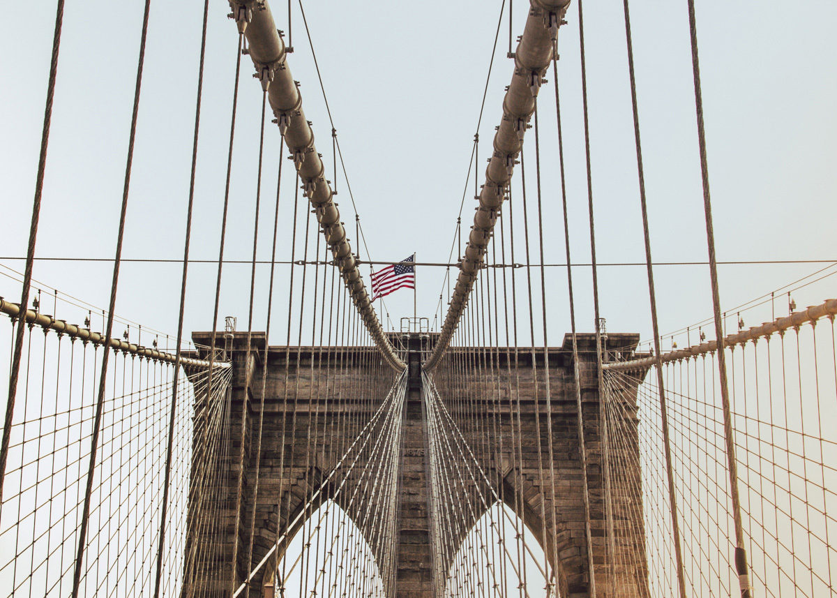 Walking the brooklyn bridge