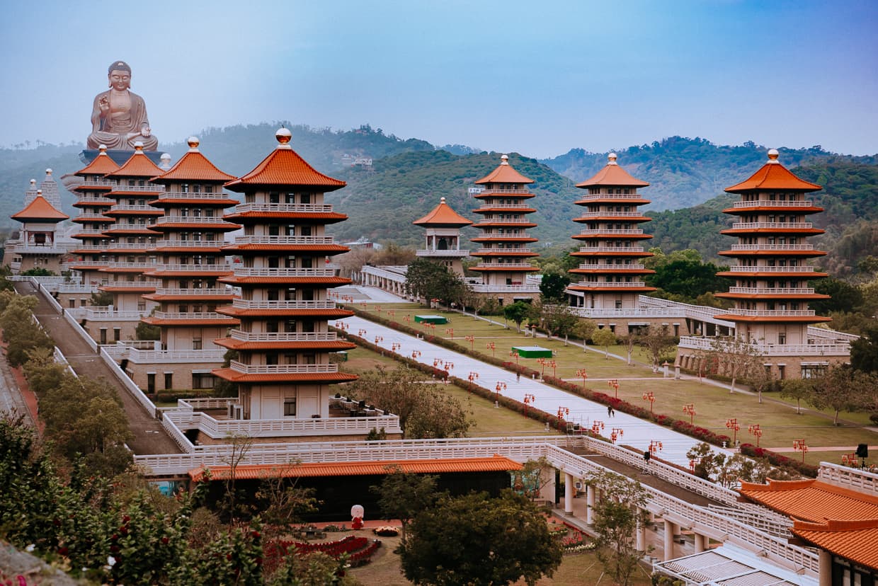 Fo Guang Shan in Kaohsiung, Taiwan