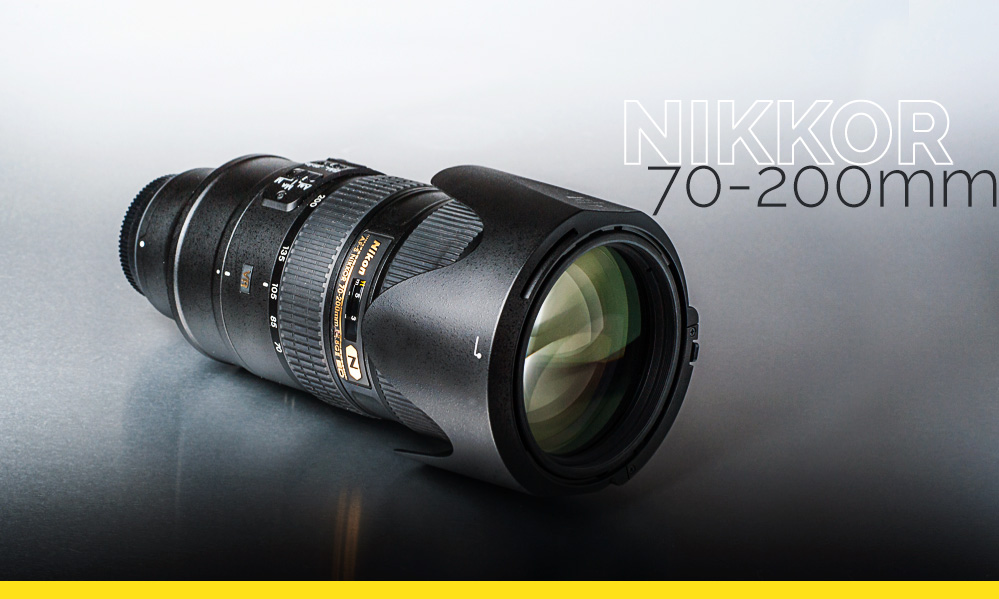 The Nikon 70-200mm zoom lens