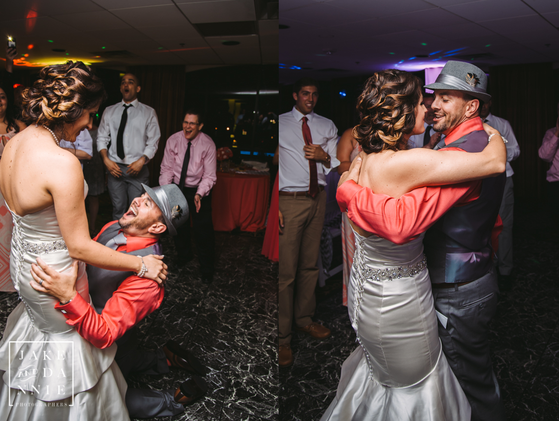 More dance moves during florida wedding reception