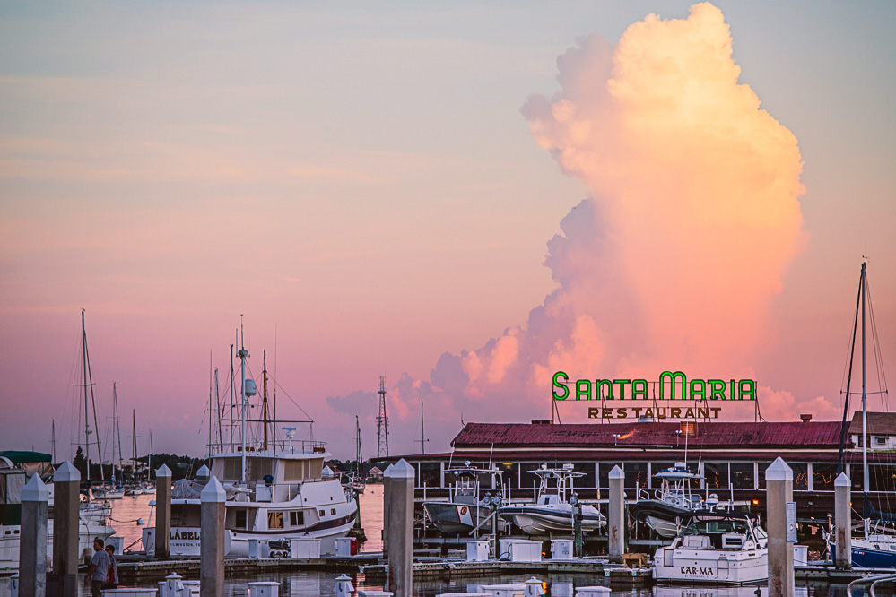 A restaurant on the water in St. Augustine, Florida