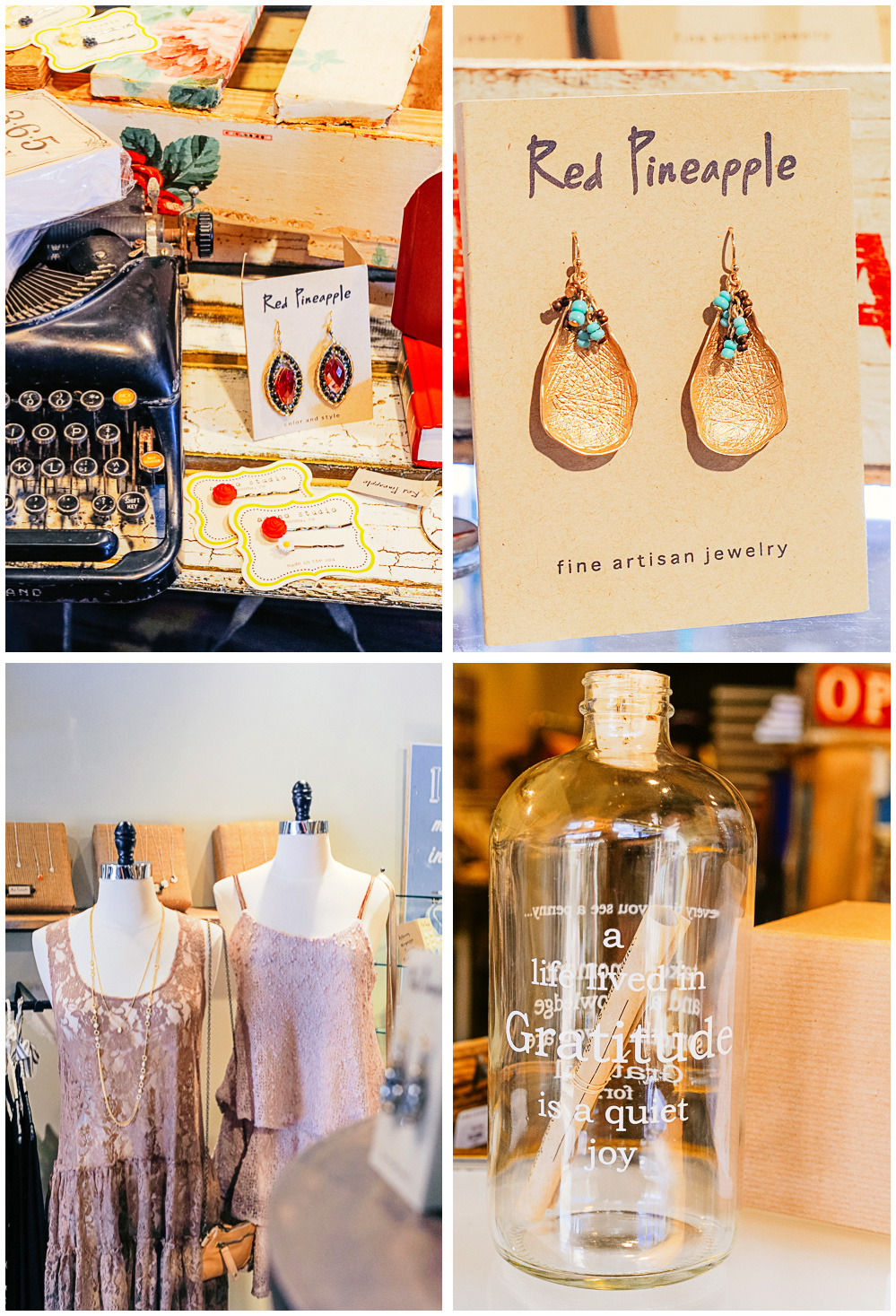 Some of the items we saw in gift shops on our trip to St. Augustine