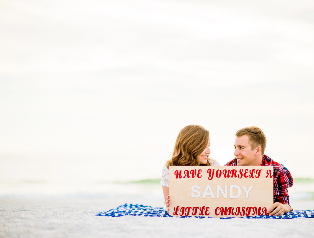 Nothing says I'm in Florida like Christmas photos at the beach