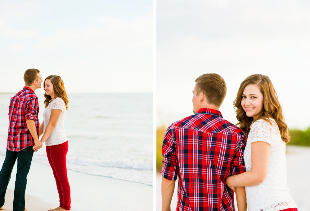 A walk by the ocean is always romantic