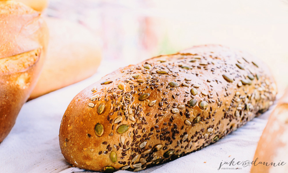 A loaf of bread purchased at the Tuesday Fresh Market in Gulfport, Florida