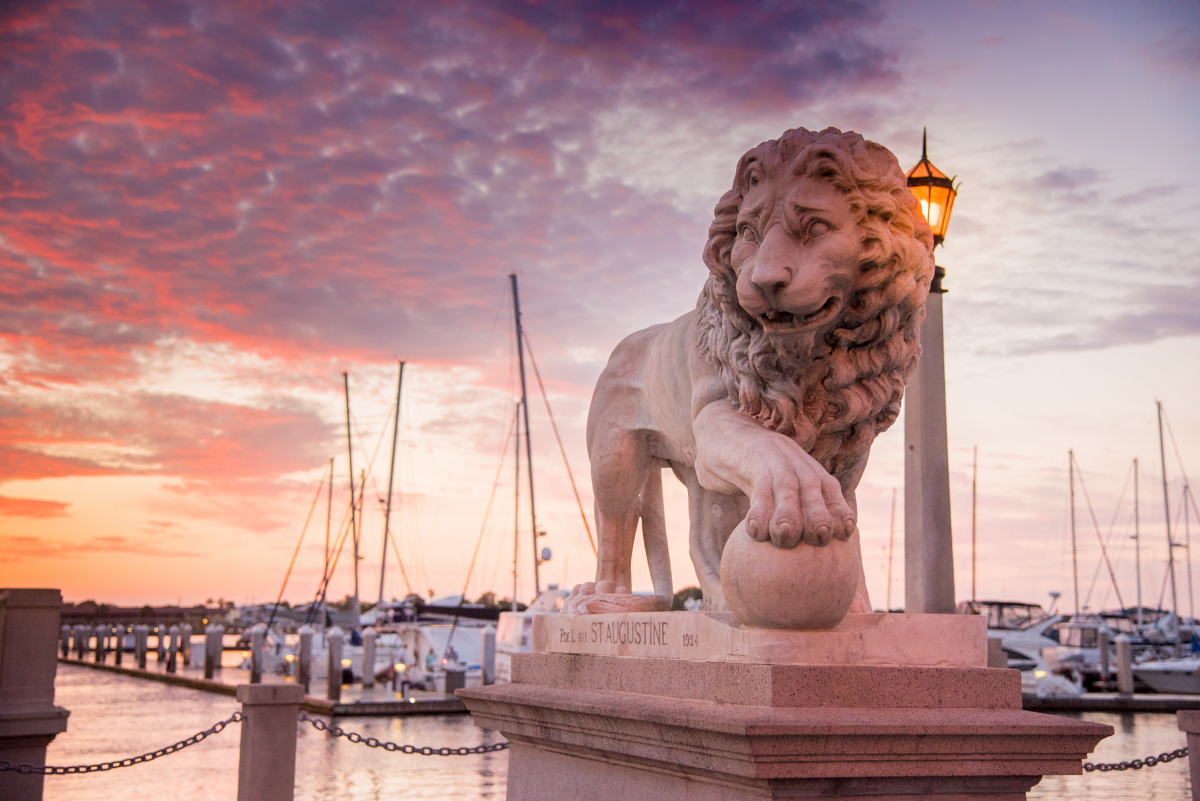 bridge of lions at St Augustine, Florida