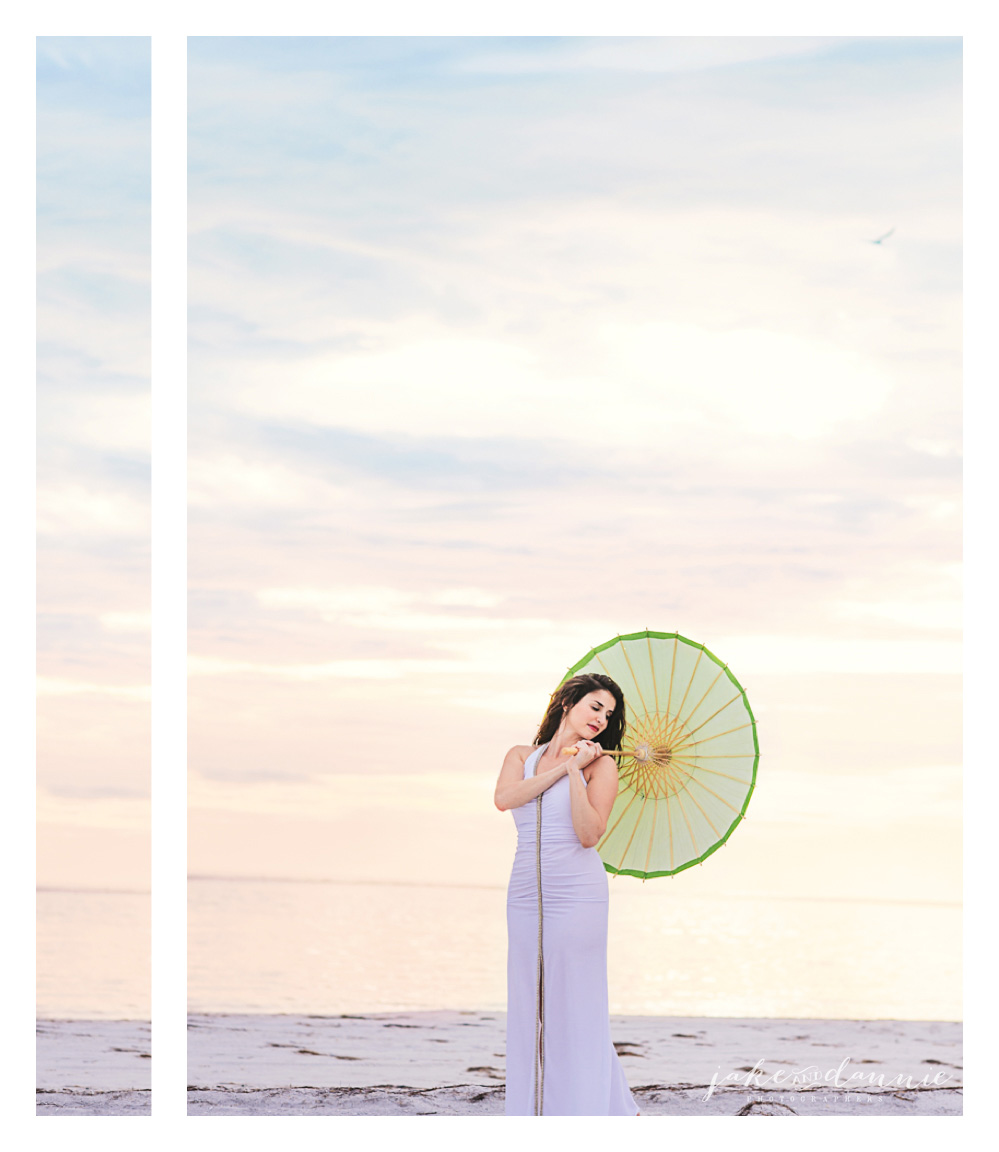 Fashion photos on the beach at fort DeSoto, Florida